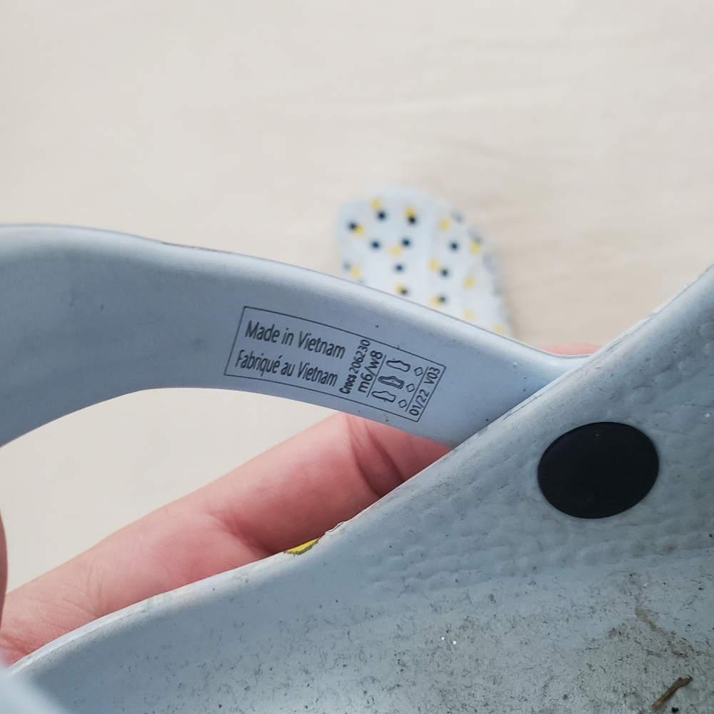 Crocs daisy blue women's 8 men's 6 - Picture 8 of 9